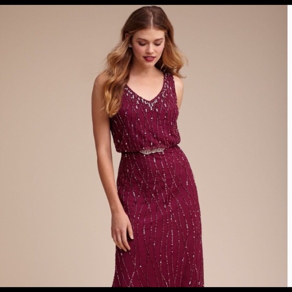 Anthropologie Dresses & Skirts - Anthropologie/ BHLDN Brooklyn Black Cherry Dress